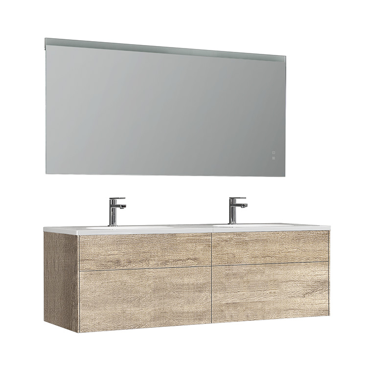 StoneArt Bathroom furniture set Venice VE-1600-I light oak 160x52