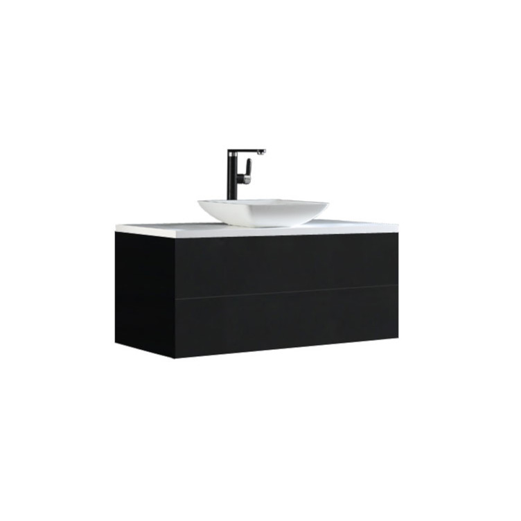StoneArt Bathroom furniture Brugge BU-1001pro-2 dark gray 100x50