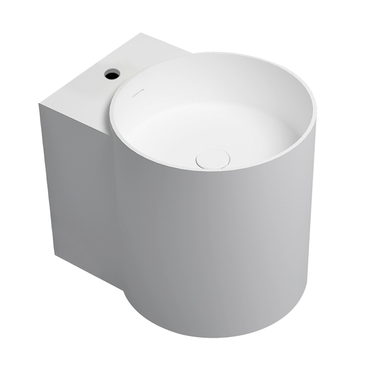 StoneArt Washbasin LZ252 white 42x54cm matt