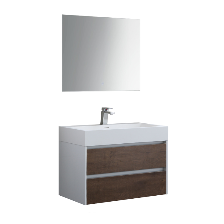 StoneArt Bathroom furniture set Milan ML-0800 dark oak 80x48