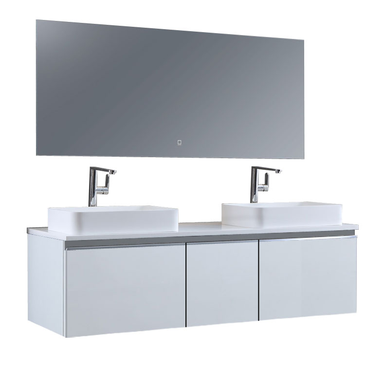 StoneArt Bathroom furniture set Milano ME-1600pro-5 white 160x45