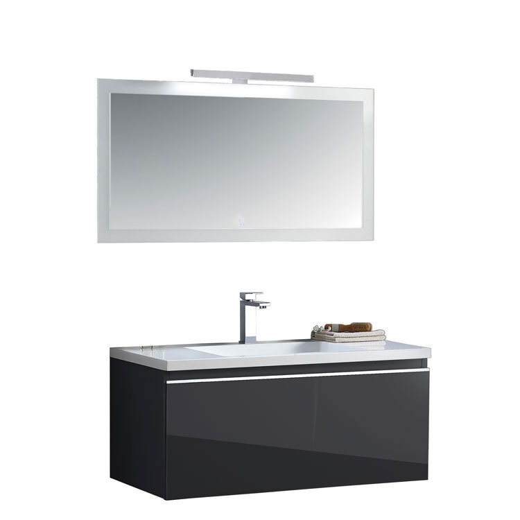 StoneArt Bathroom furniture set Milano ME-1000 dark gray 100x45