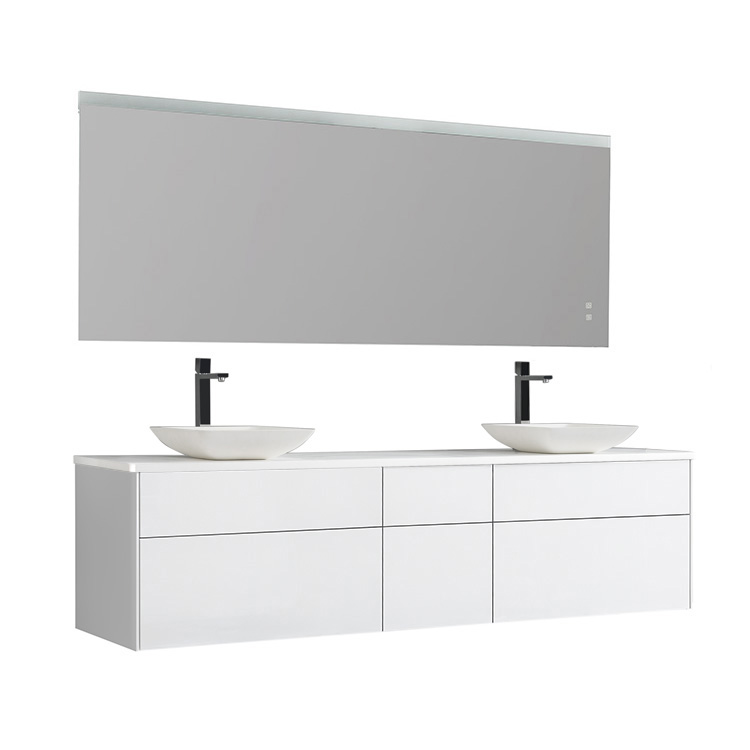StoneArt Bathroom furniture set Venice VE-2000pro-2 white 200x52