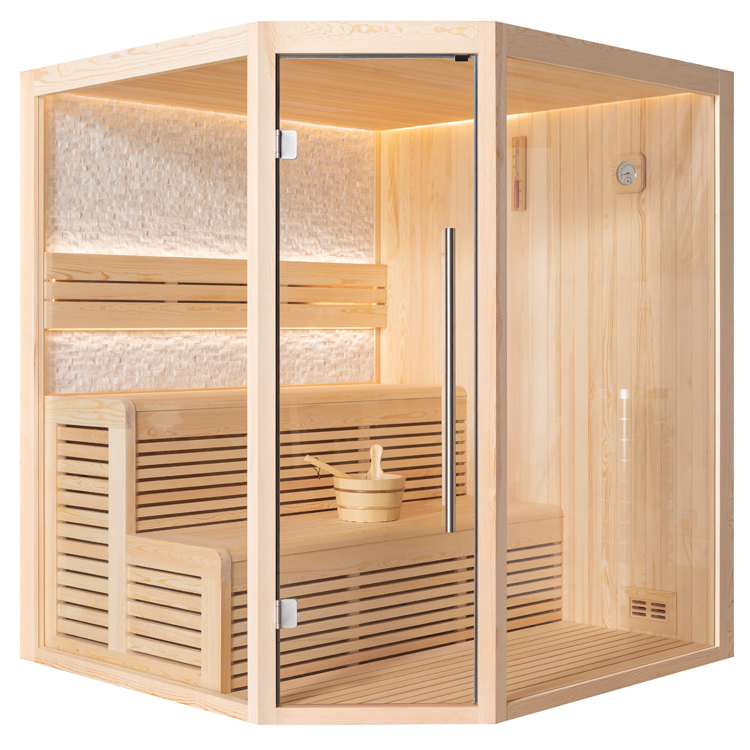 AWT sauna 1811B , pine,160x160, without stove