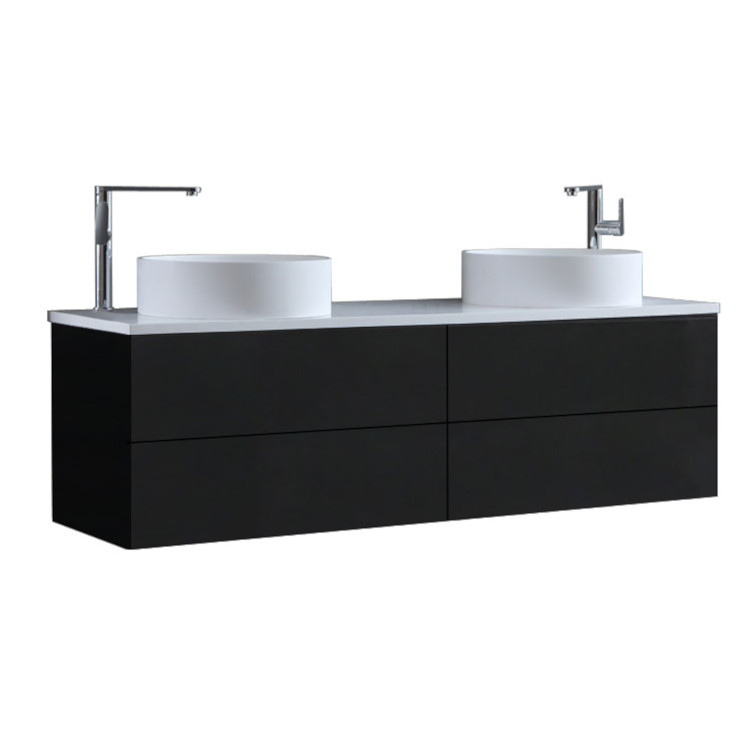 StoneArt Bathroom furniture Brugge BU-1601pro-6 dark gray 160x50