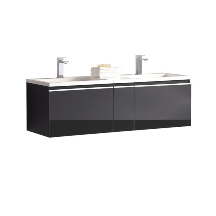 StoneArt Bathroom furniture Milano ME-1400 dark gray 140x45