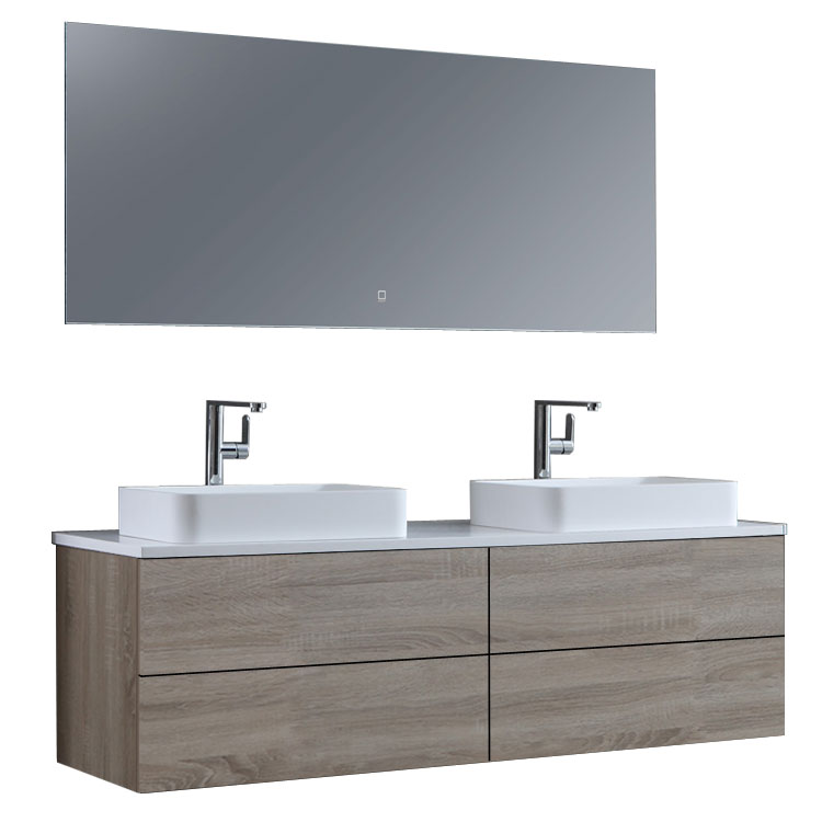 StoneArt Bathroom furniture set Brugge BU-1601pro-5 light oak 160x50