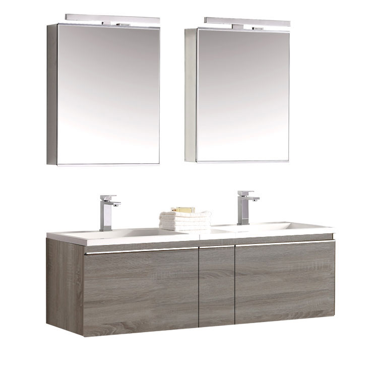 StoneArt Bathroom furniture set Milano ME-1400-1 light oak 140x45