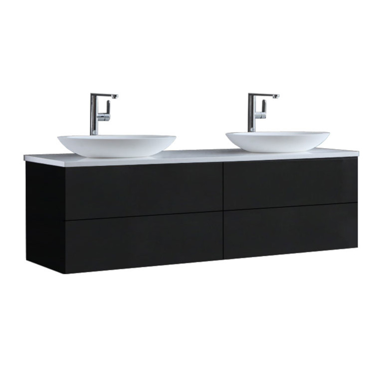 StoneArt Bathroom furniture Brugge BU-1601pro-3 dark gray 160x50