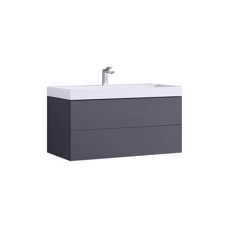 StoneArt Bathroom furniture Brugge BU-1001 dark gray 100x56