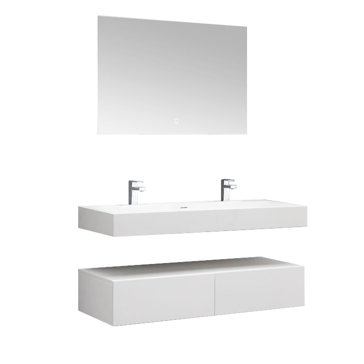 StoneArt Bathroom furniture set LP4512-1 white 120x48cm glossy