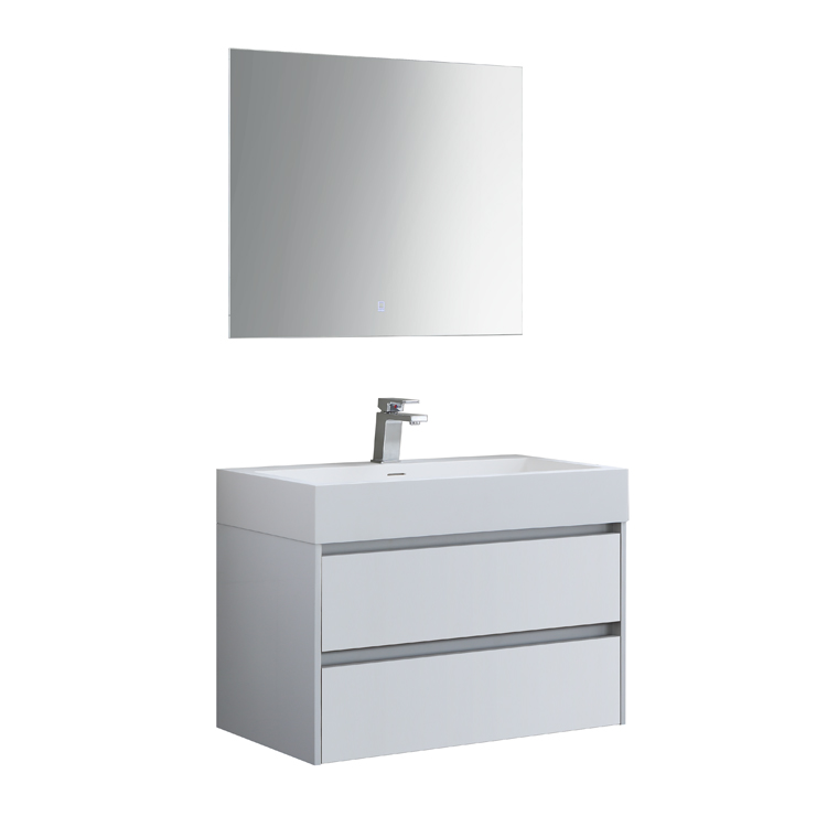 StoneArt Bathroom furniture set Milan ML-0800 white matt 80x48