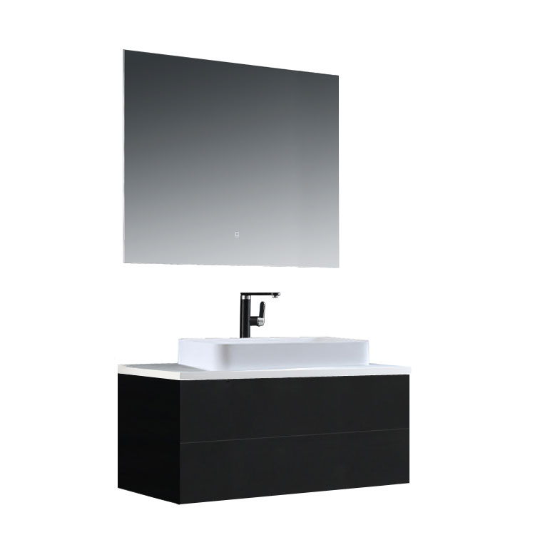 StoneArt Bathroom furniture set Brugge BU-1001pro-5 dark gray 100x50