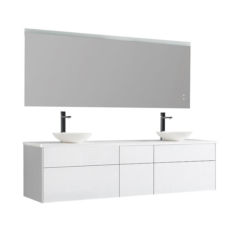 StoneArt Bathroom furniture set Venice VE-2000pro-4 white 200x52