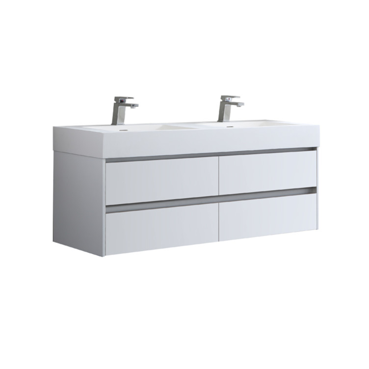 StoneArt Bathroom furniture Milan ML-1400 white mat 140x48