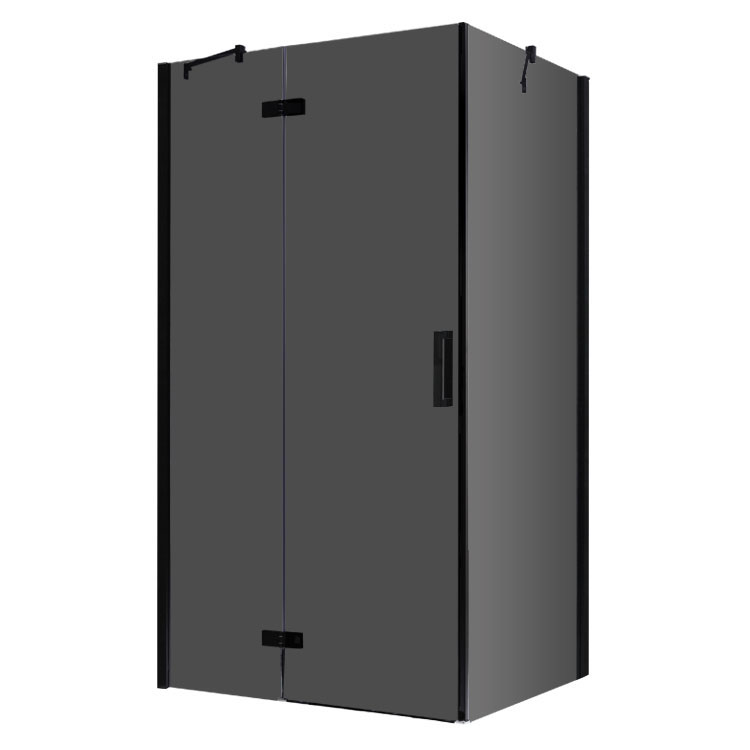 AWT shower LBS1205-B , black,120x90, left version