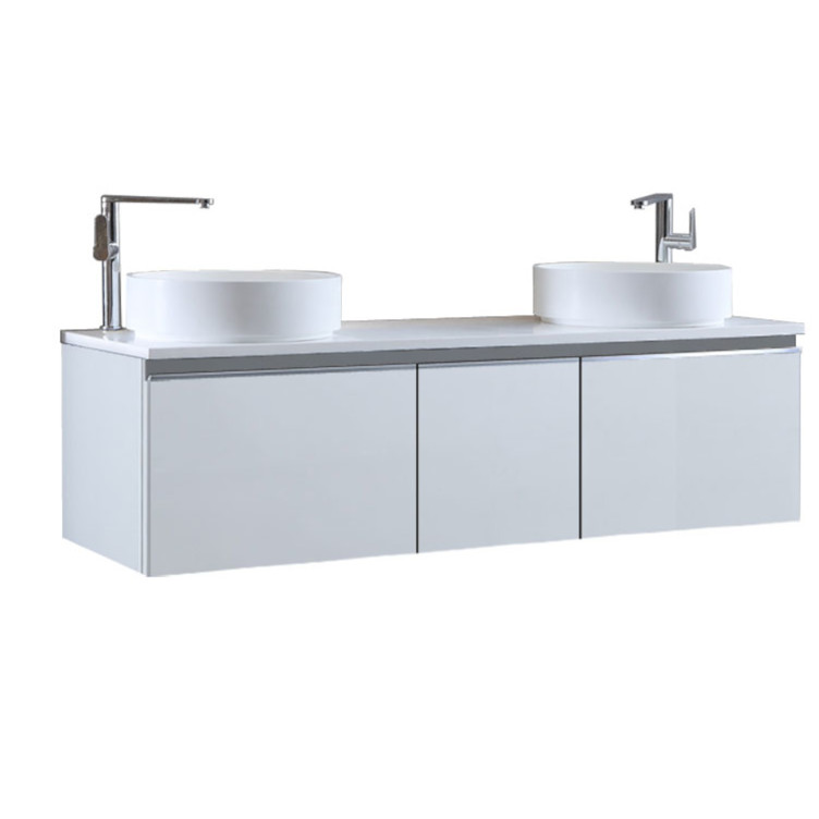 StoneArt Bathroom furniture Milano ME-1600pro-6 white 160x45
