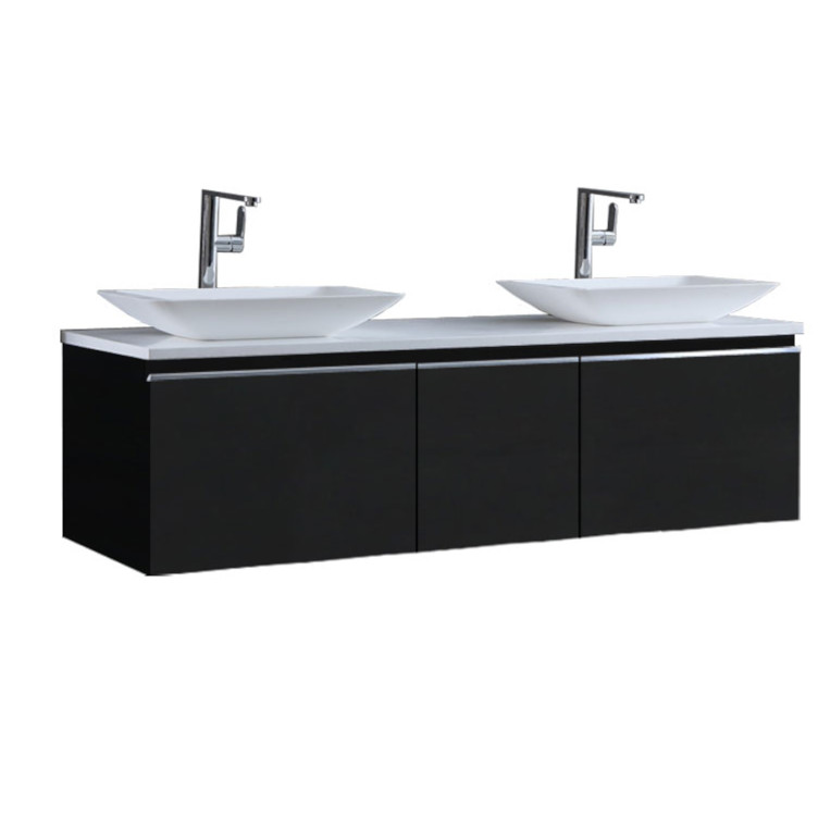 StoneArt Bathroom furniture Milano ME-1600pro-1 dark gray 160x45
