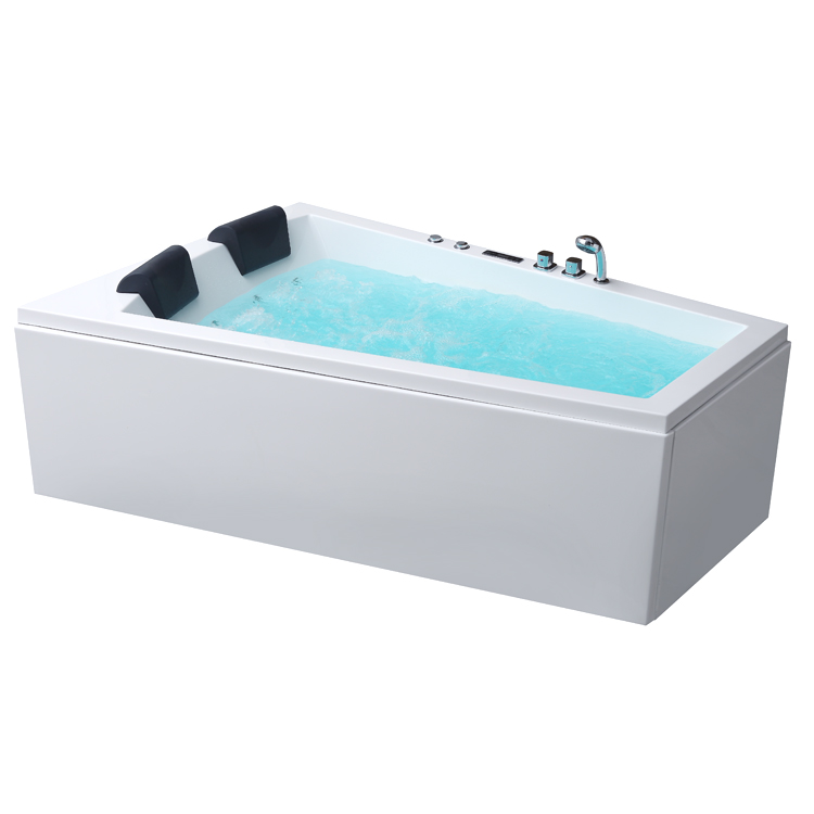AWT massage bathtub GE105-1E with Acryl-skirt ,170x120, right ve