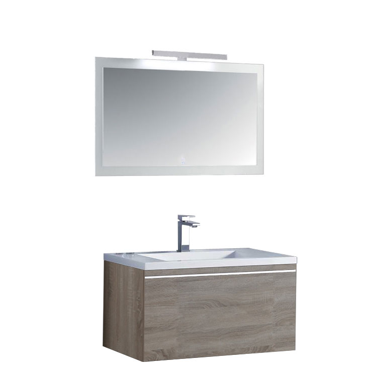 StoneArt Bathroom furniture set Milano ME-0800 light oak 80x45