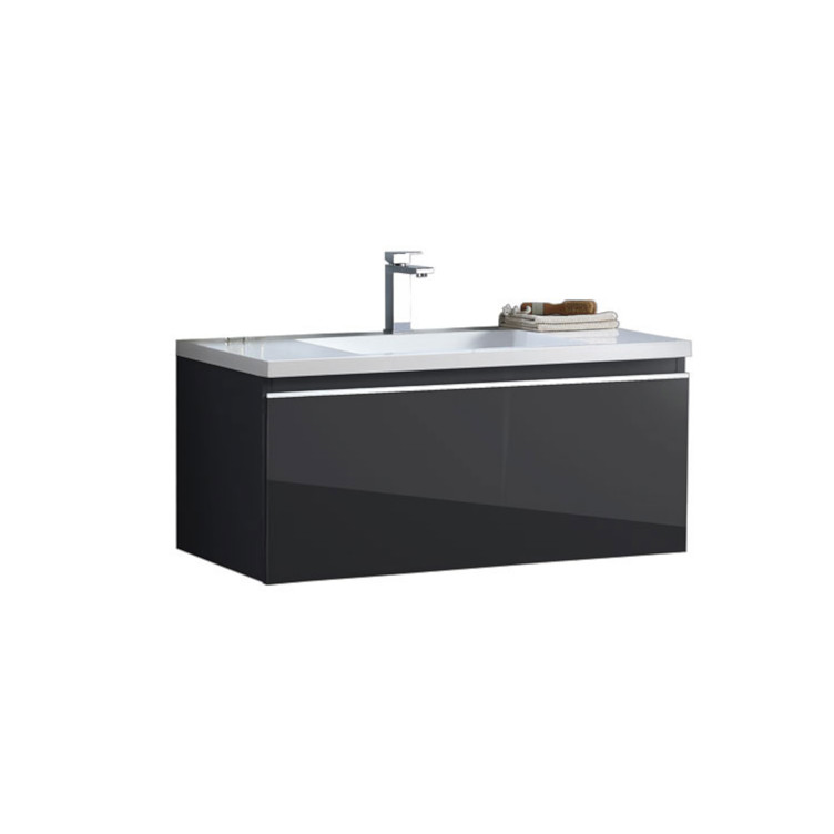 StoneArt Bathroom furniture Milano ME-1000 dark gray 100x45