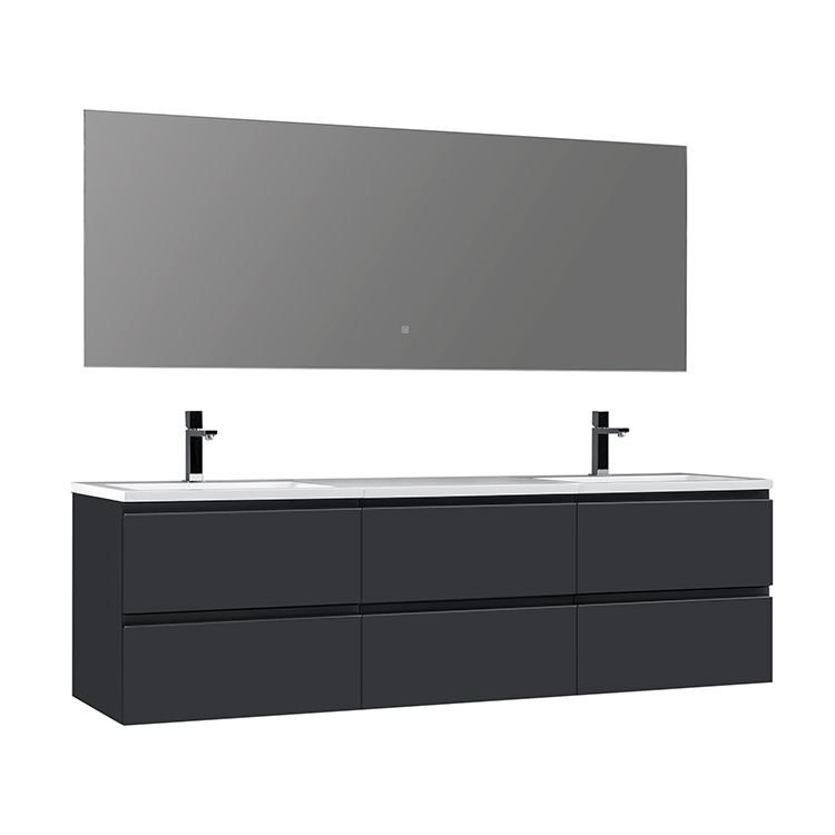 StoneArt Bathroom furniture set Monte Carlo MC-1800 dark gray 180x52