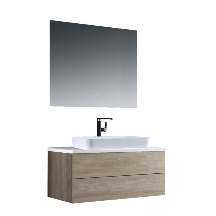 StoneArt Bathroom furniture set Brugge BU-1001pro-5 light oak 100x50