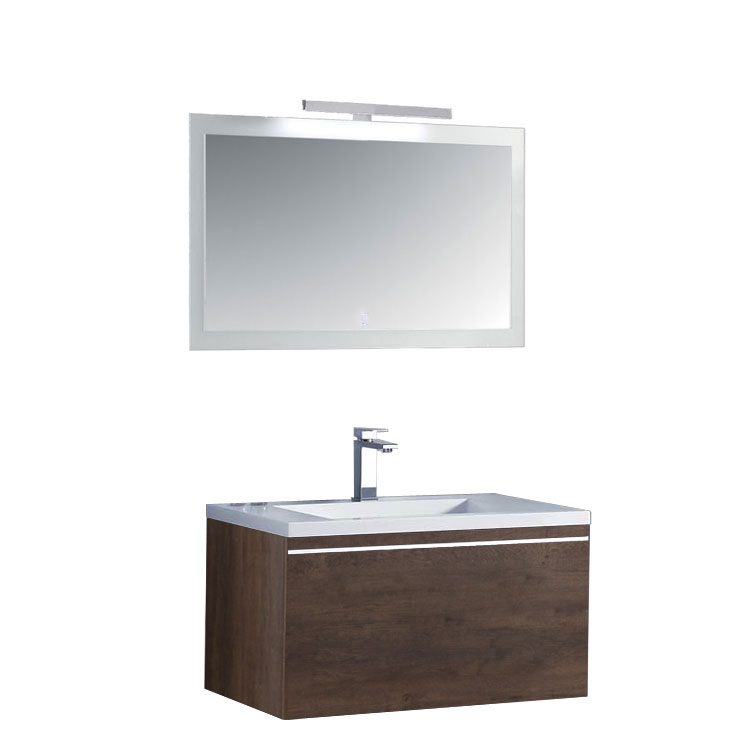 StoneArt Bathroom furniture set Milano ME-0800 dark oak 80x45