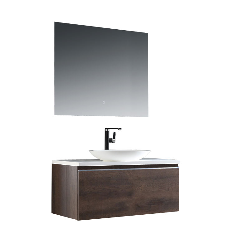 StoneArt Bathroom furniture set Milano ME-1000pro-3 dark oak 100x45