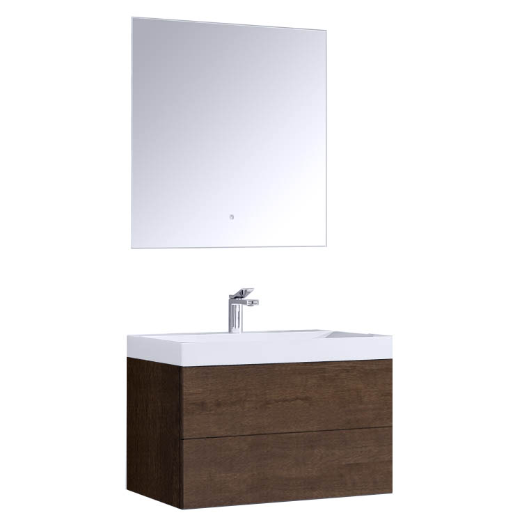 StoneArt Bathroom furniture set Brugge BU-0801 dark oak 80x56