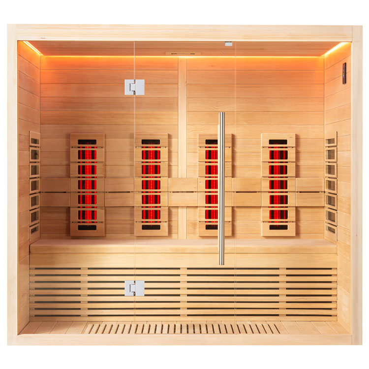 AWT sauna 1250A-IR hemlock, 210x110cm