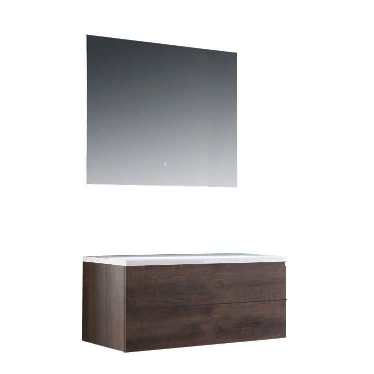 StoneArt Bathroom furniture set Brugge BU-1001pro dark oak 100x50