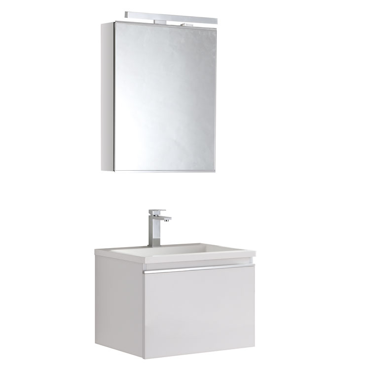 StoneArt Bathroom furniture set Milano ME-0600-1 white 60x45