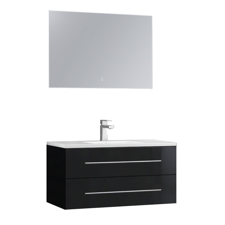 StoneArt Bathroom furniture set San Marino SA-1000 dark gray 100x45