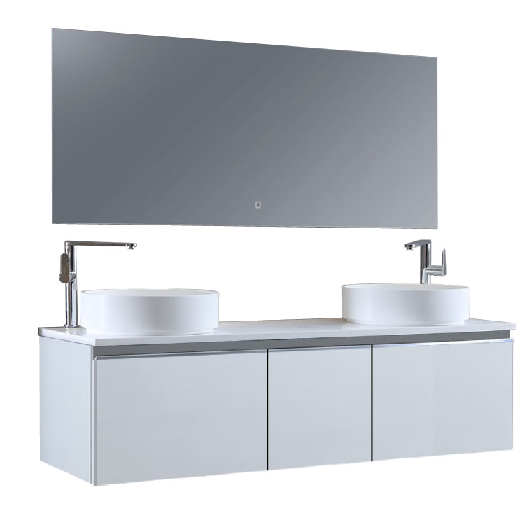 StoneArt Bathroom furniture set Milano ME-1600pro-6 white 160x45