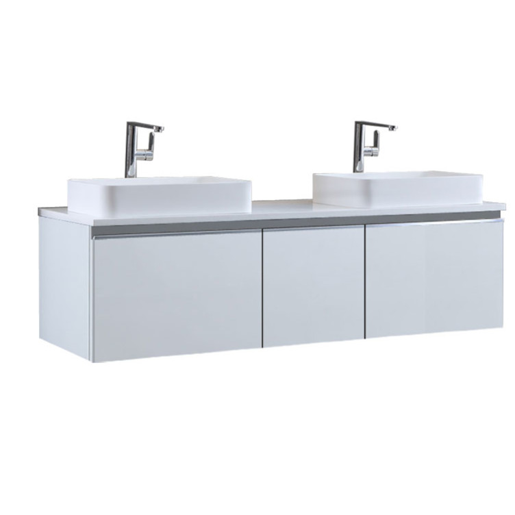StoneArt Bathroom furniture Milano ME-1600pro-5 white 160x45