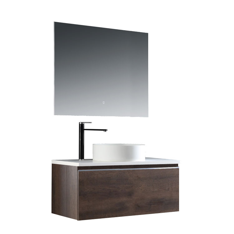 StoneArt Bathroom furniture set Milano ME-1000pro-6 dark oak 100x45
