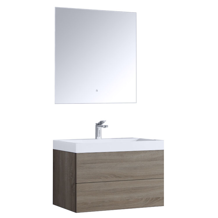 StoneArt Bathroom furniture set Brugge BU-0801 light oak 80x56