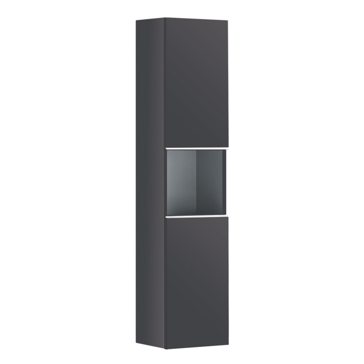 StoneArt cabinet side cabinet ME1550B , dark grey,36x155