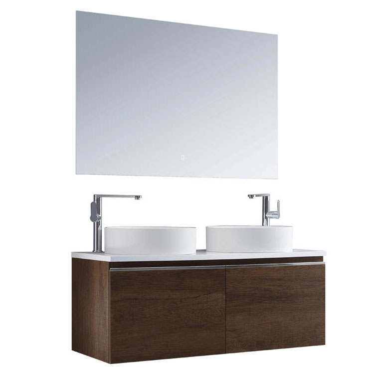 StoneArt Bathroom furniture set Milano ME-1200pro-6 dark oak 120x45