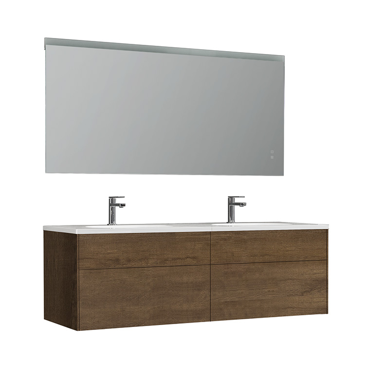 StoneArt Bathroom furniture set Venice VE-1600-I dark oak 160x52