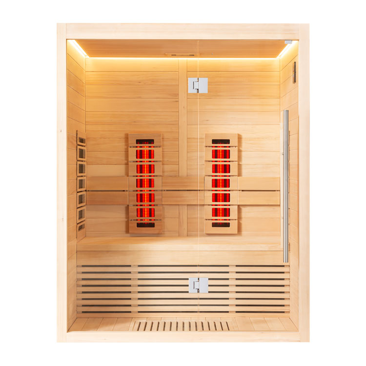 AWT sauna 1250C-IR hemlock, 150x110cm